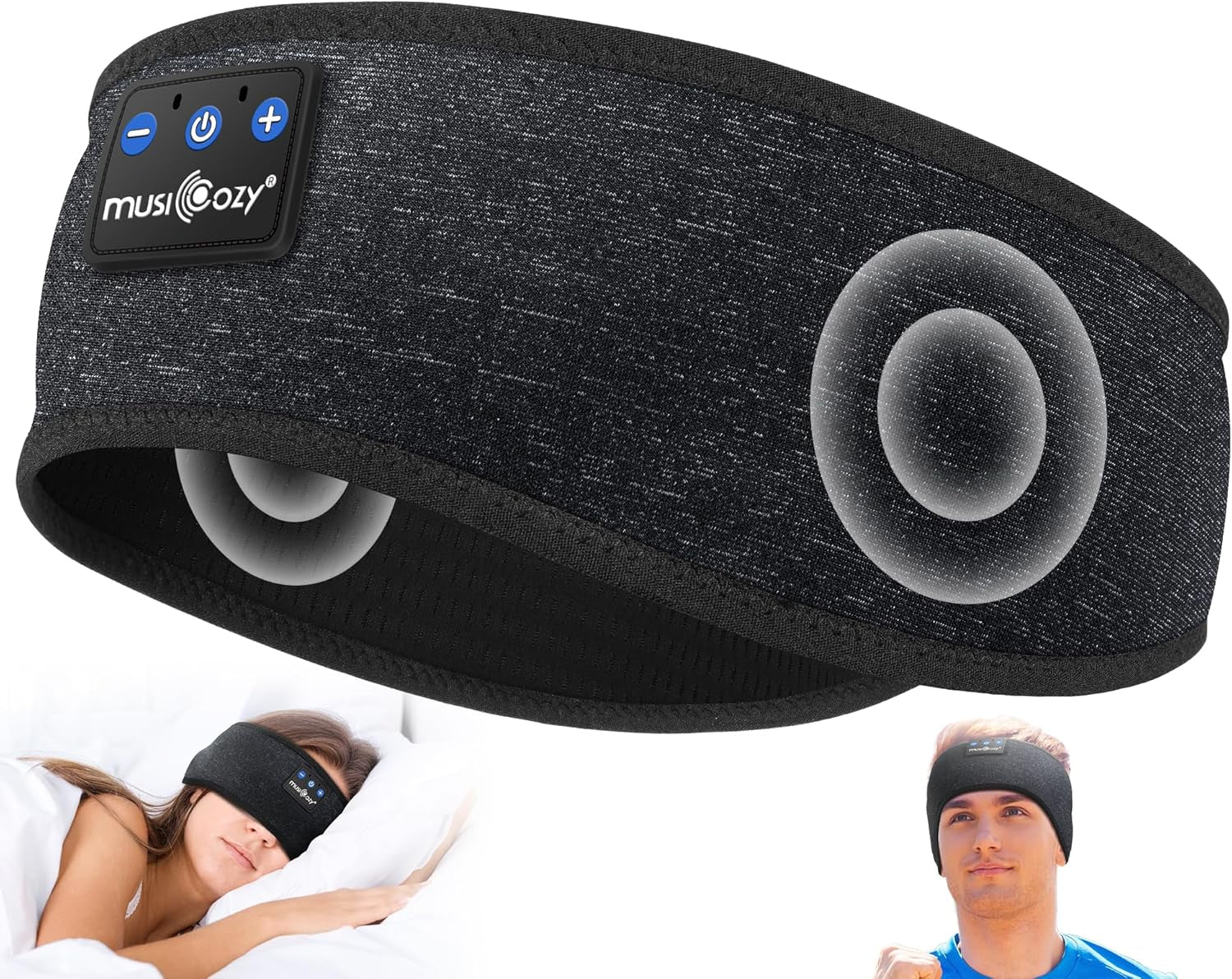 Bluetooth Sleep Headphones/Headband -  IPX6 Waterproof for Side Sleepers, Workout, Running, Insomnia, Travel 