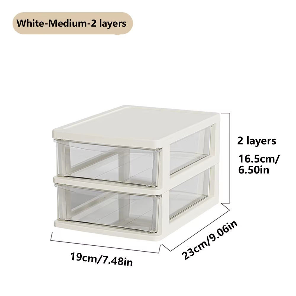 Multi-Layer Plastic Drawer for Storage/Table Organizer  