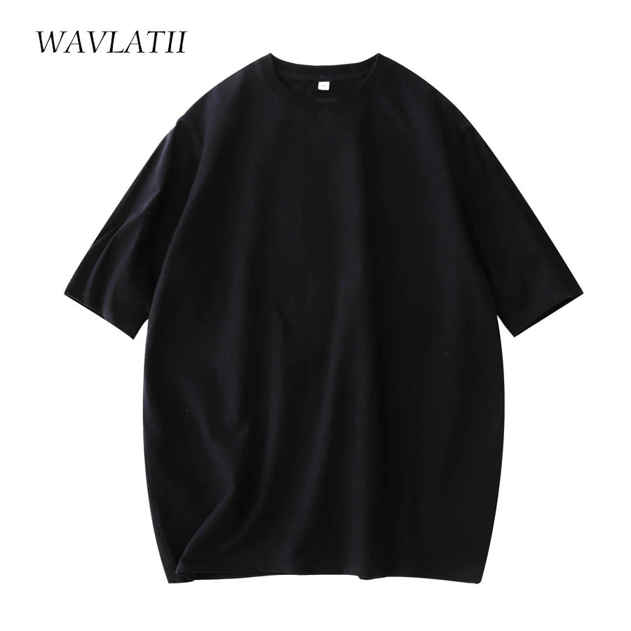 Women Cotton T Shirts -  White & Black Tees, Basic Tops for Summer 