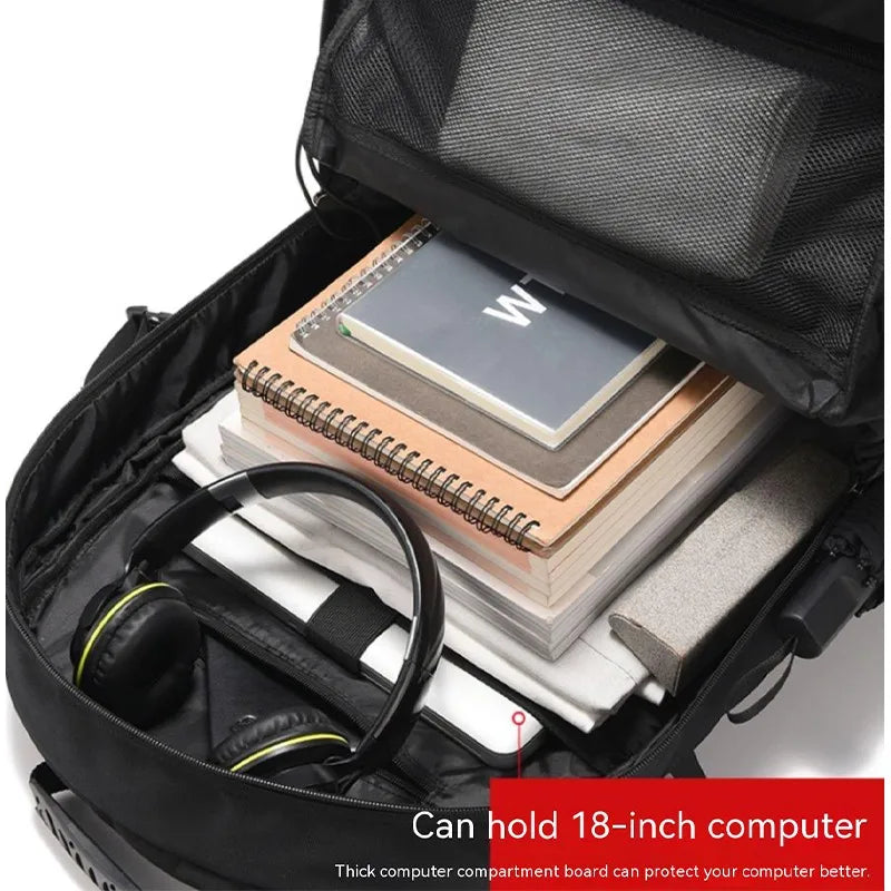 Large Backpack With Separate Shoe Compartment (Waterproof)
