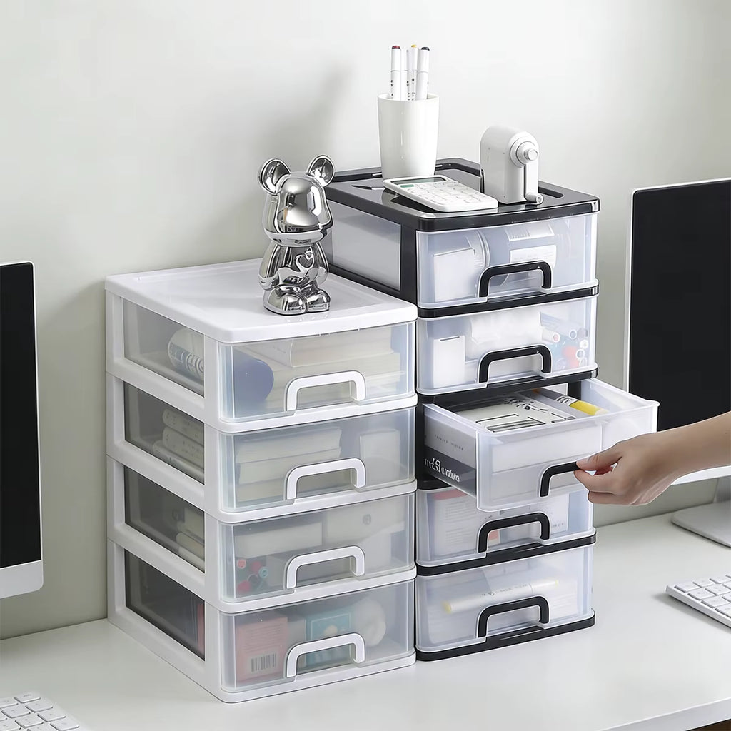 Multi-Layer Plastic Drawer for Storage/Table Organizer  