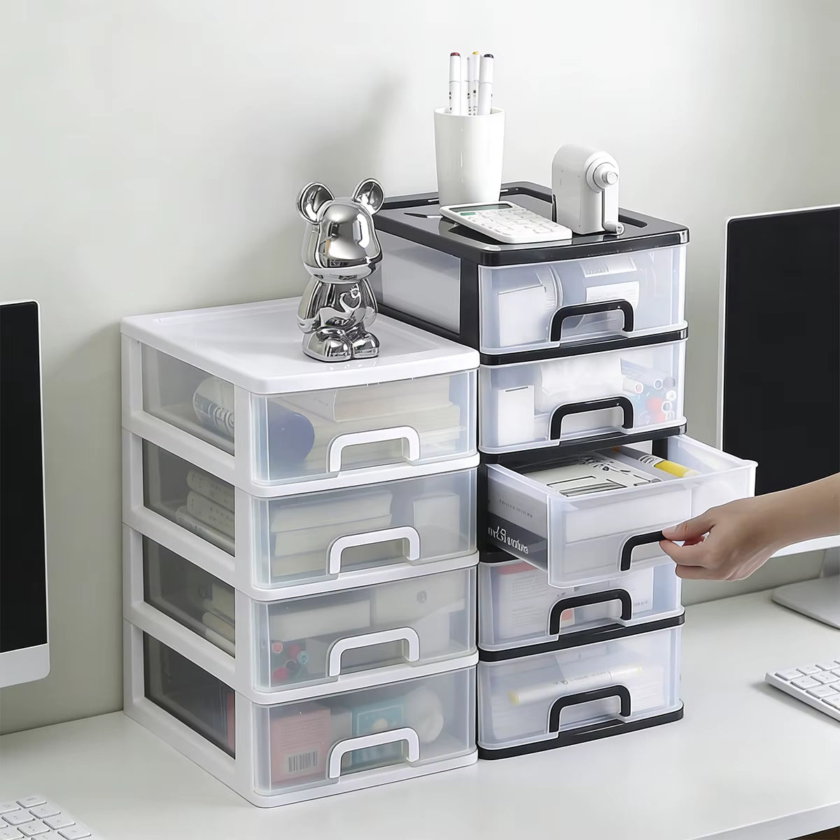 Multi-Layer Plastic Drawer for Storage/Table Organizer  