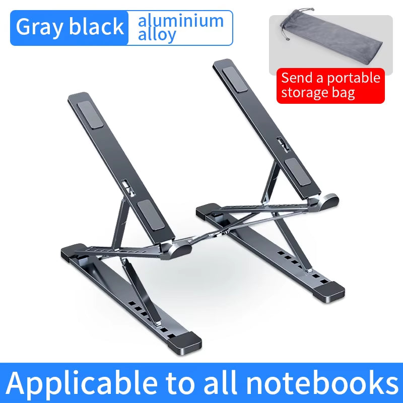 Adjustable and Portable Aluminum Laptop Stand 