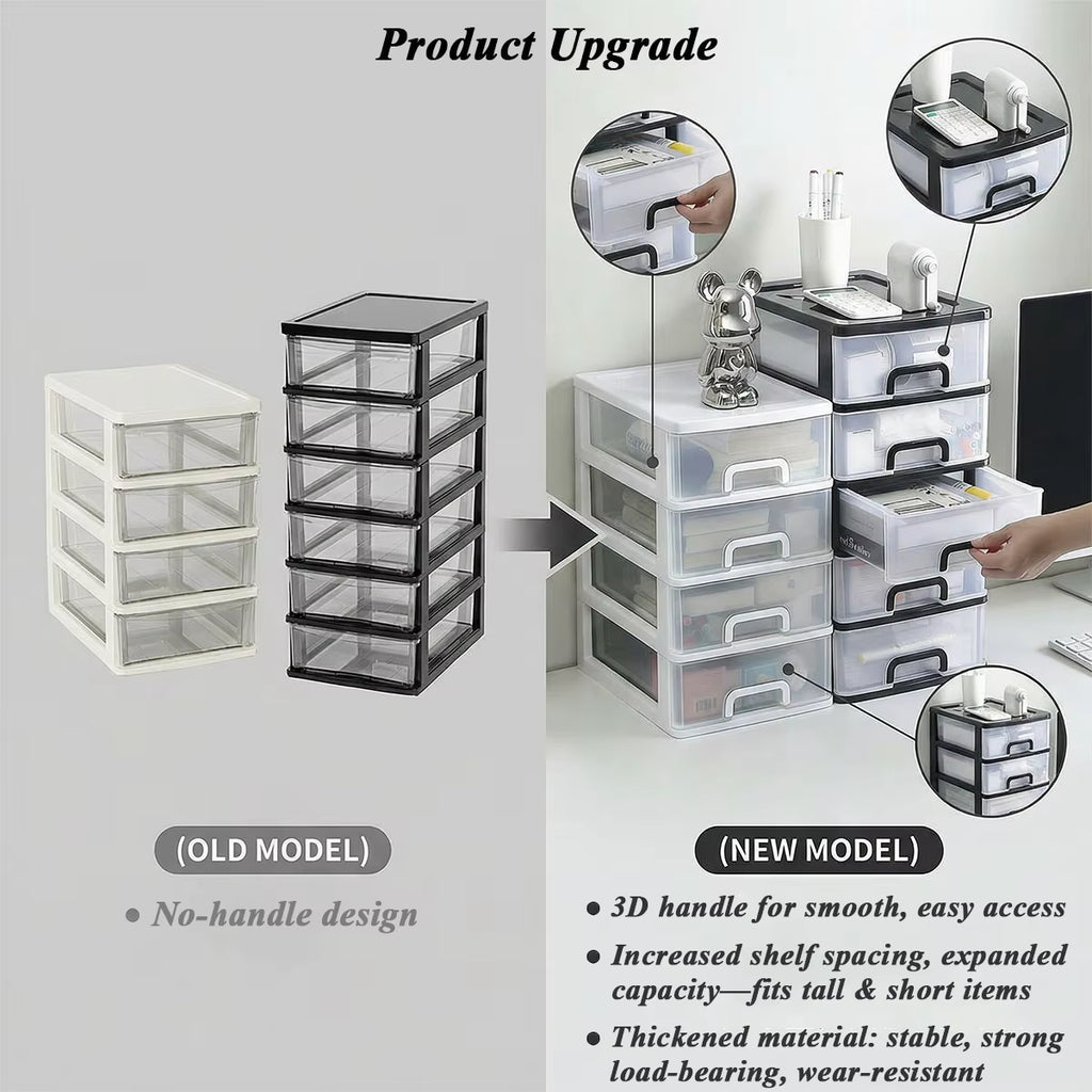 Multi-Layer Plastic Drawer for Storage/Table Organizer  