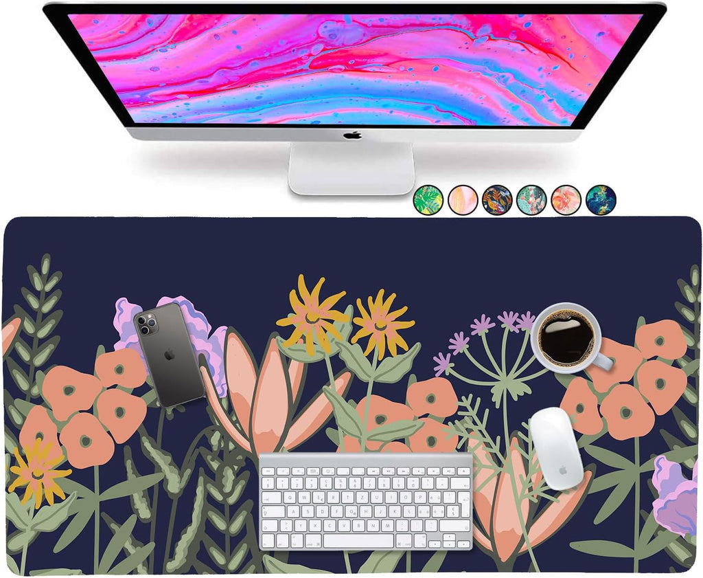  Large Desk Pad (Colorful Floral Design) 