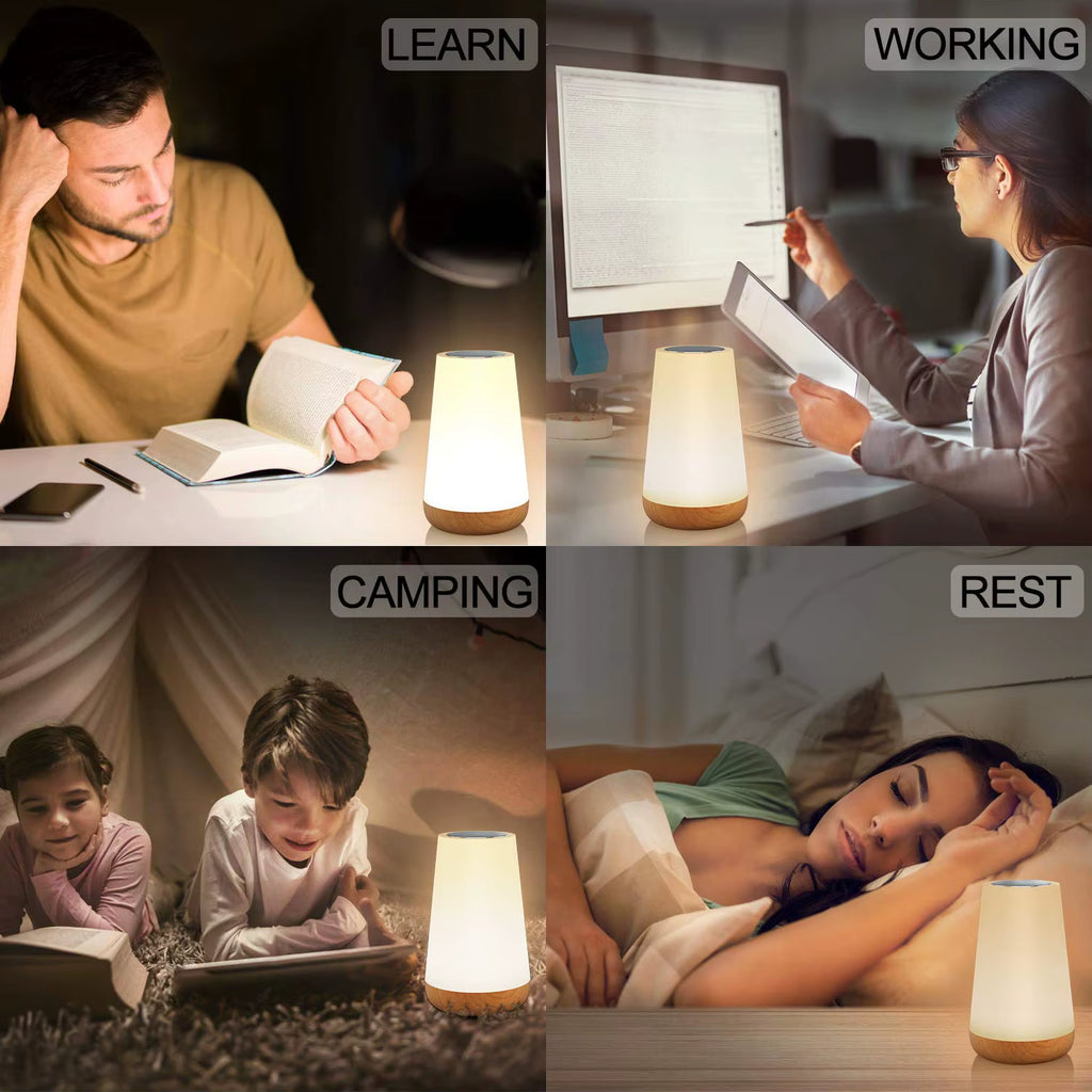 13 Color Changing Night Light - Remote Control Touch, USB Rechargeable 