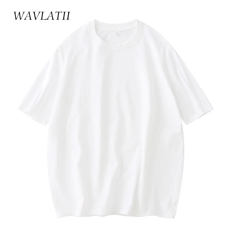 Women Cotton T Shirts -  White & Black Tees, Basic Tops for Summer 