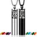 Essential Oil Diffuser Necklaces for Women, 2PCS,  Stainless Steel, 20 Felt Pads, Perfume Necklaces