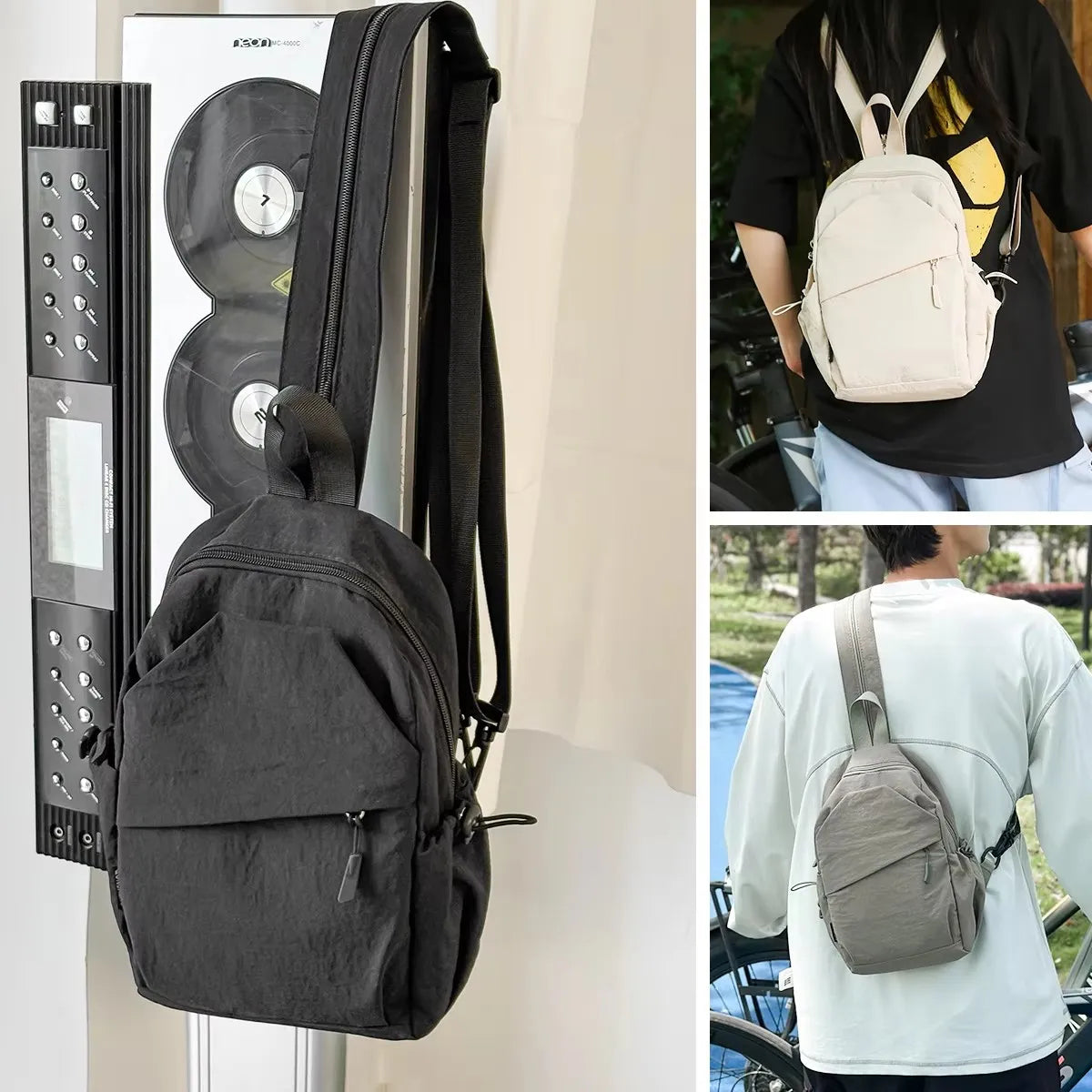 Stylish Crossbody Bag - Single Shoulder Small Backpack 