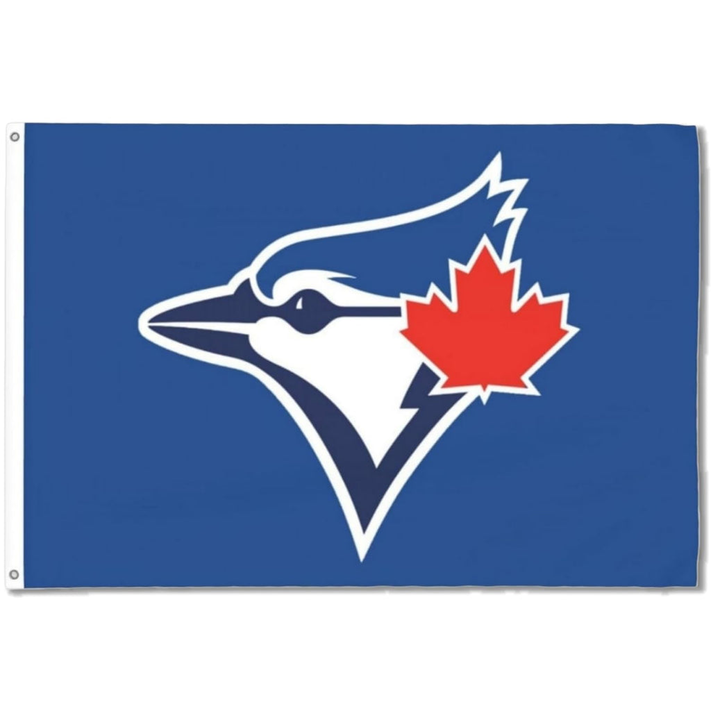 Blue Jays 3' X 5' Banner Flag, Resistant Fading Outdoor Flag with Reinforced Grommets