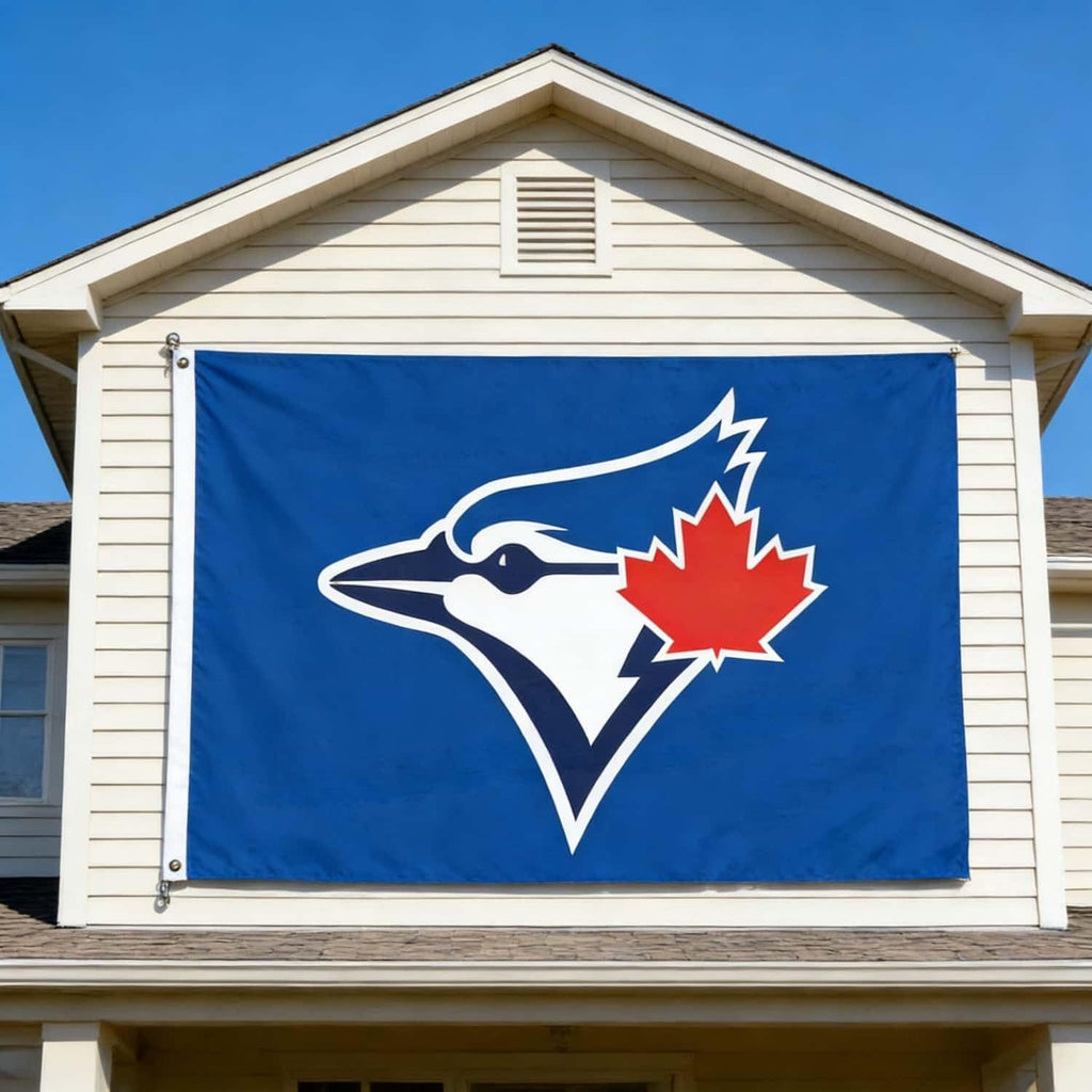 Blue Jays 3' X 5' Banner Flag, Resistant Fading Outdoor Flag with Reinforced Grommets