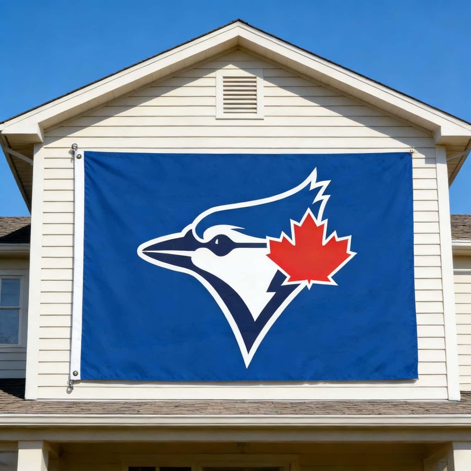 Blue Jays 3' X 5' Banner Flag, Resistant Fading Outdoor Flag with Reinforced Grommets