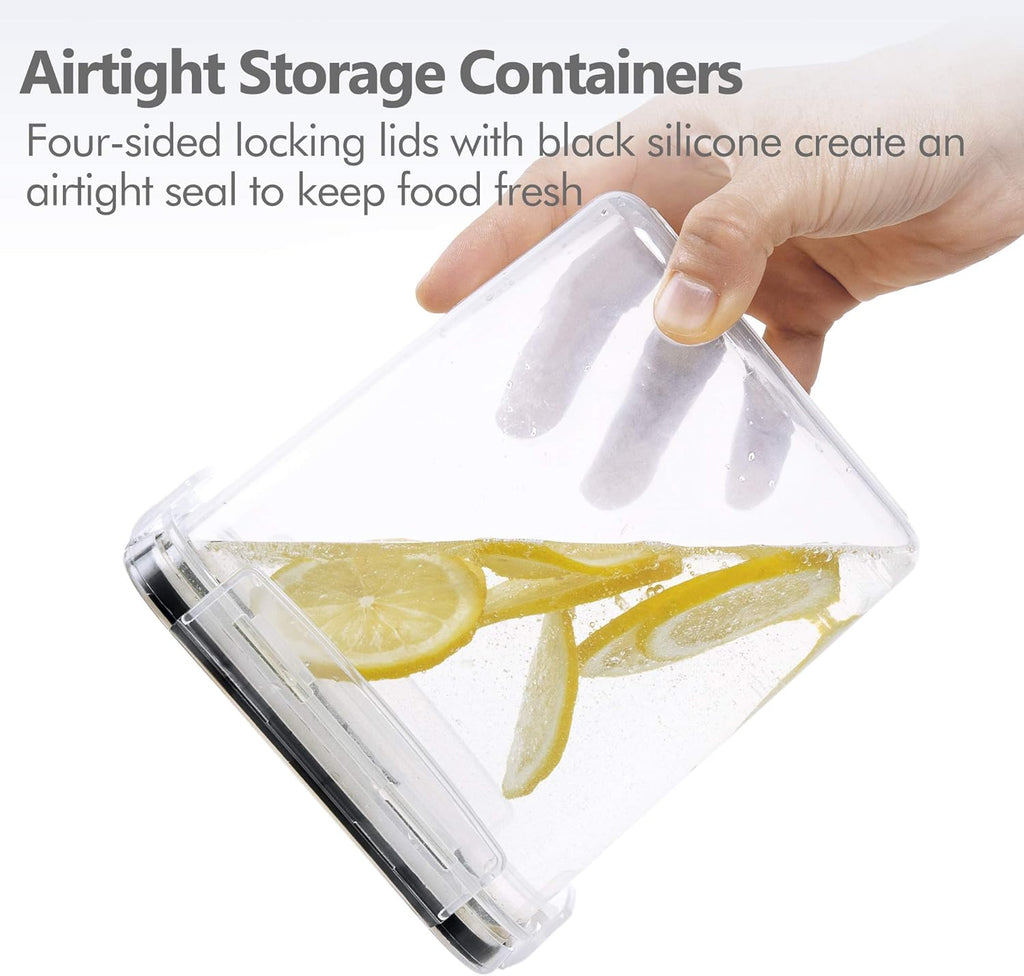 14Pcs Food Storage Containers Set - Includes 24 Labels