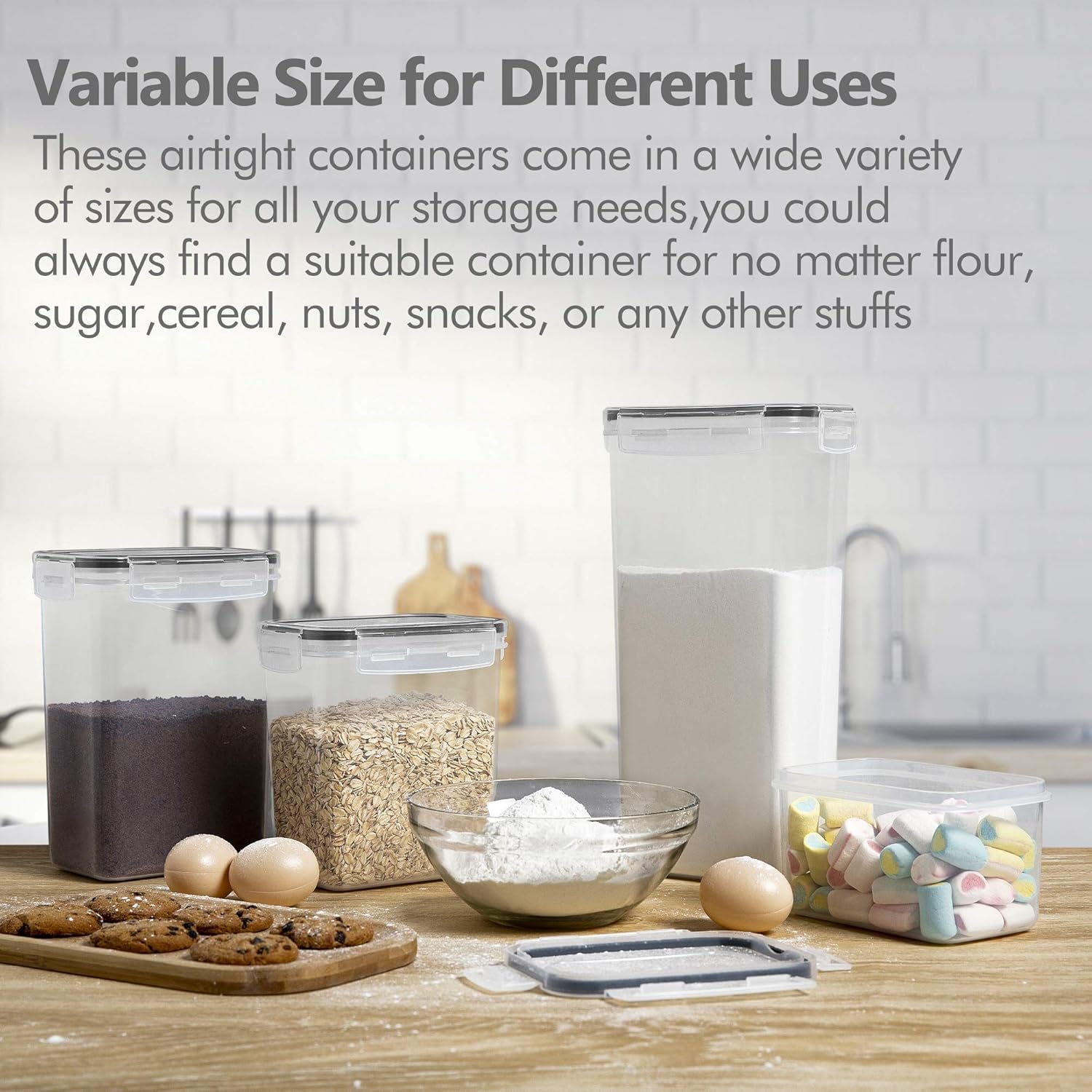 14Pcs Food Storage Containers Set - Includes 24 Labels