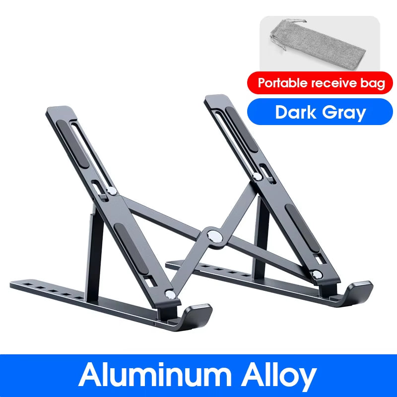 Adjustable and Portable Aluminum Laptop Stand 