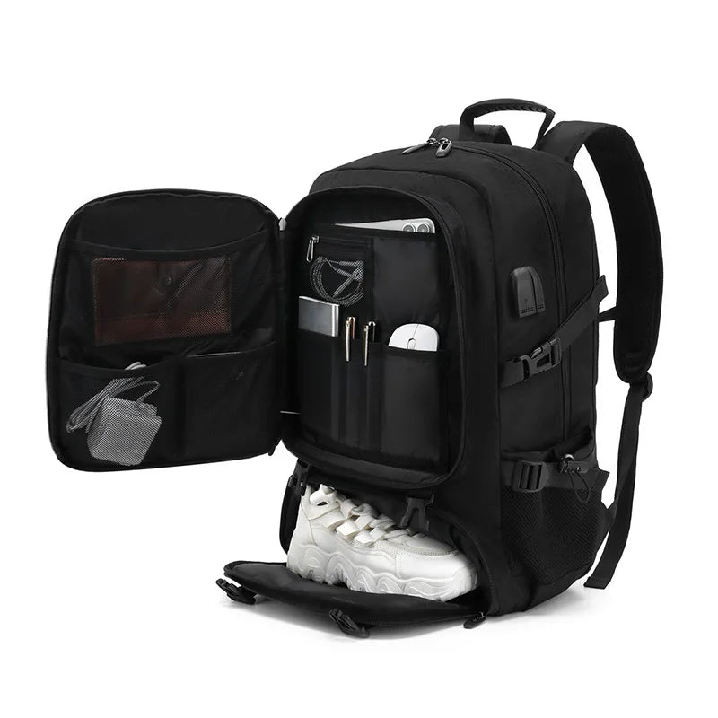 Large Backpack With Separate Shoe Compartment (Waterproof)