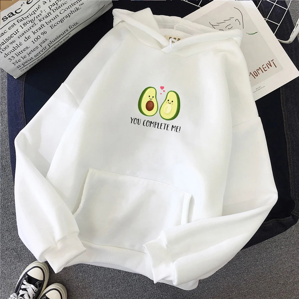 Avocado Print Kawaii Sweatshirt  - Female Fashion 