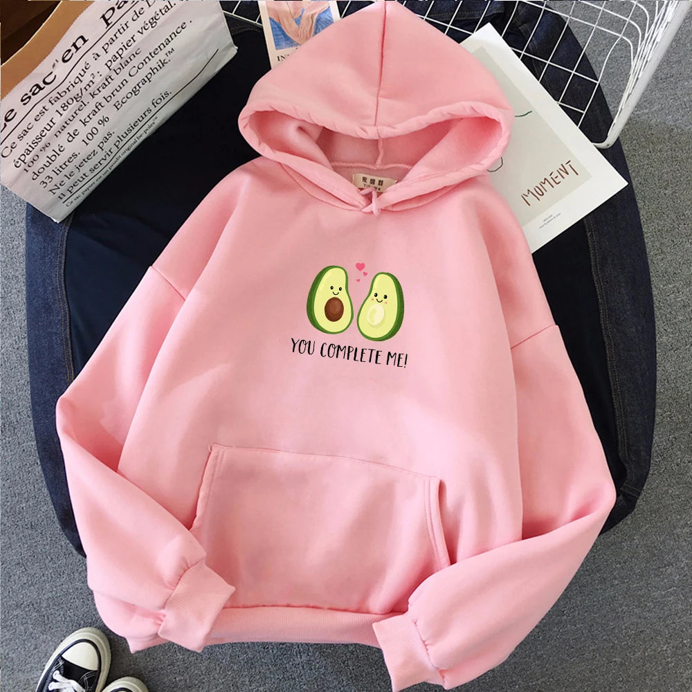 Avocado Print Kawaii Sweatshirt  - Female Fashion 