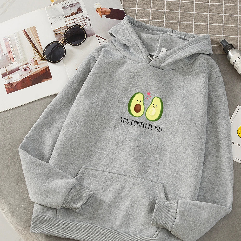 Avocado Print Kawaii Sweatshirt  - Female Fashion 
