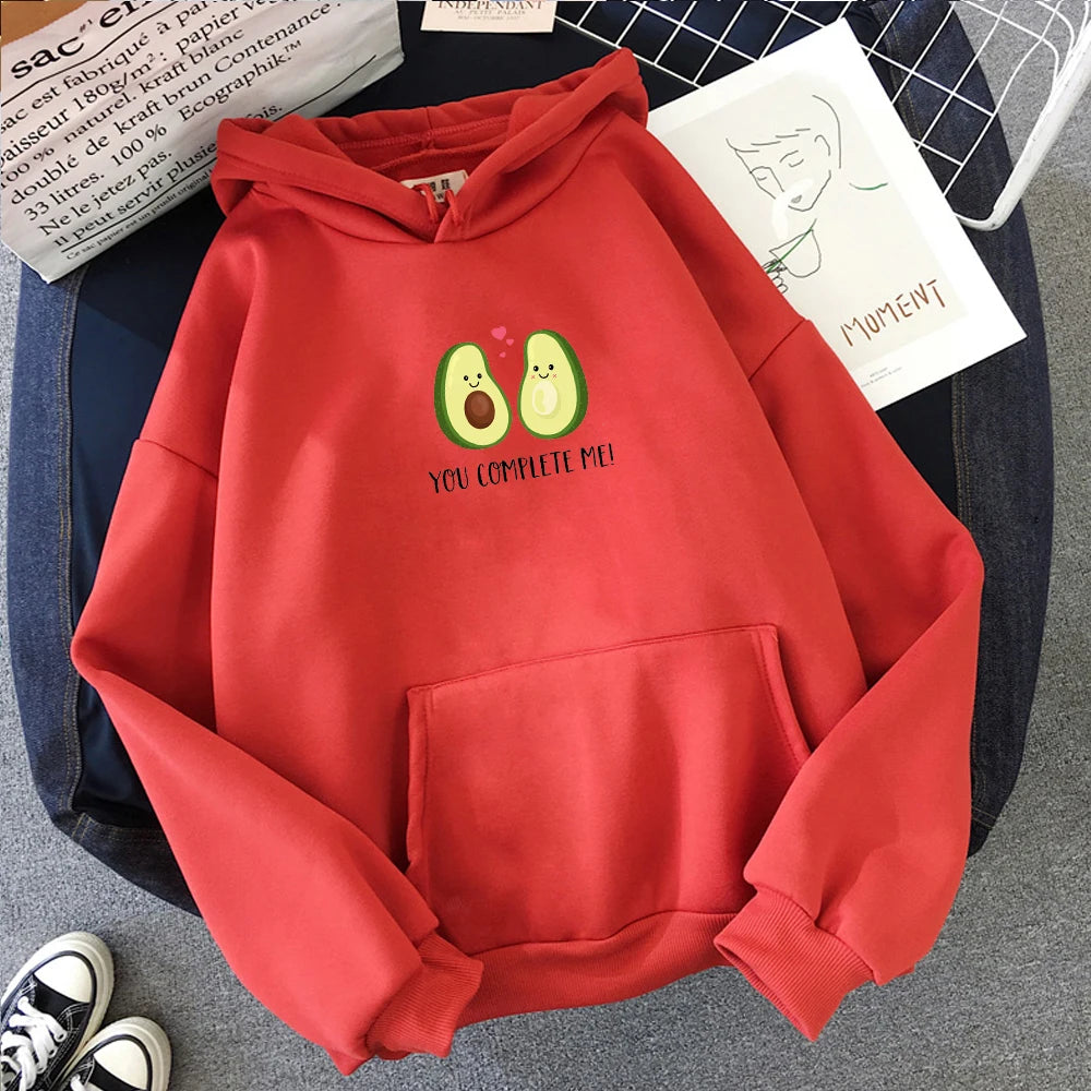 Avocado Print Kawaii Sweatshirt  - Female Fashion 