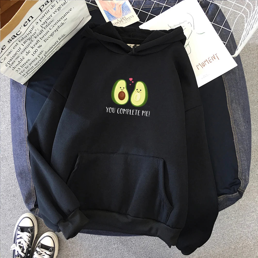 Avocado Print Kawaii Sweatshirt  - Female Fashion 