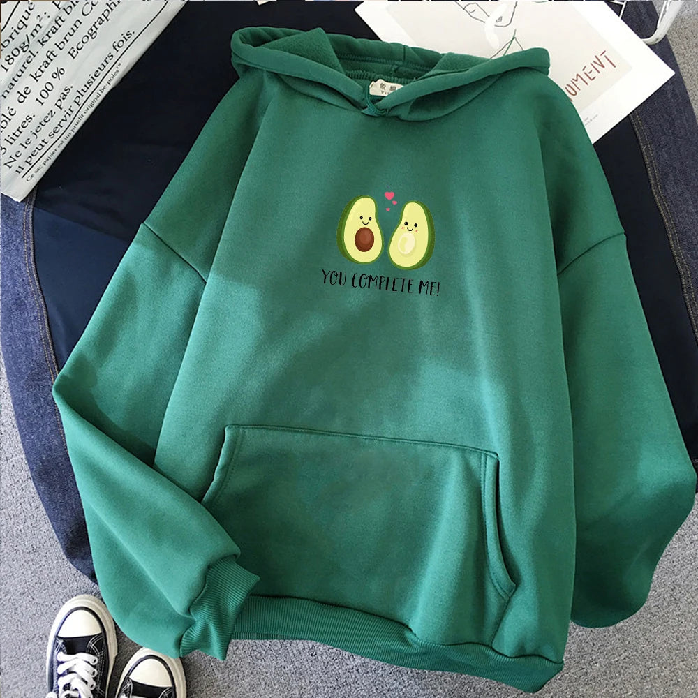 Avocado Print Kawaii Sweatshirt  - Female Fashion 