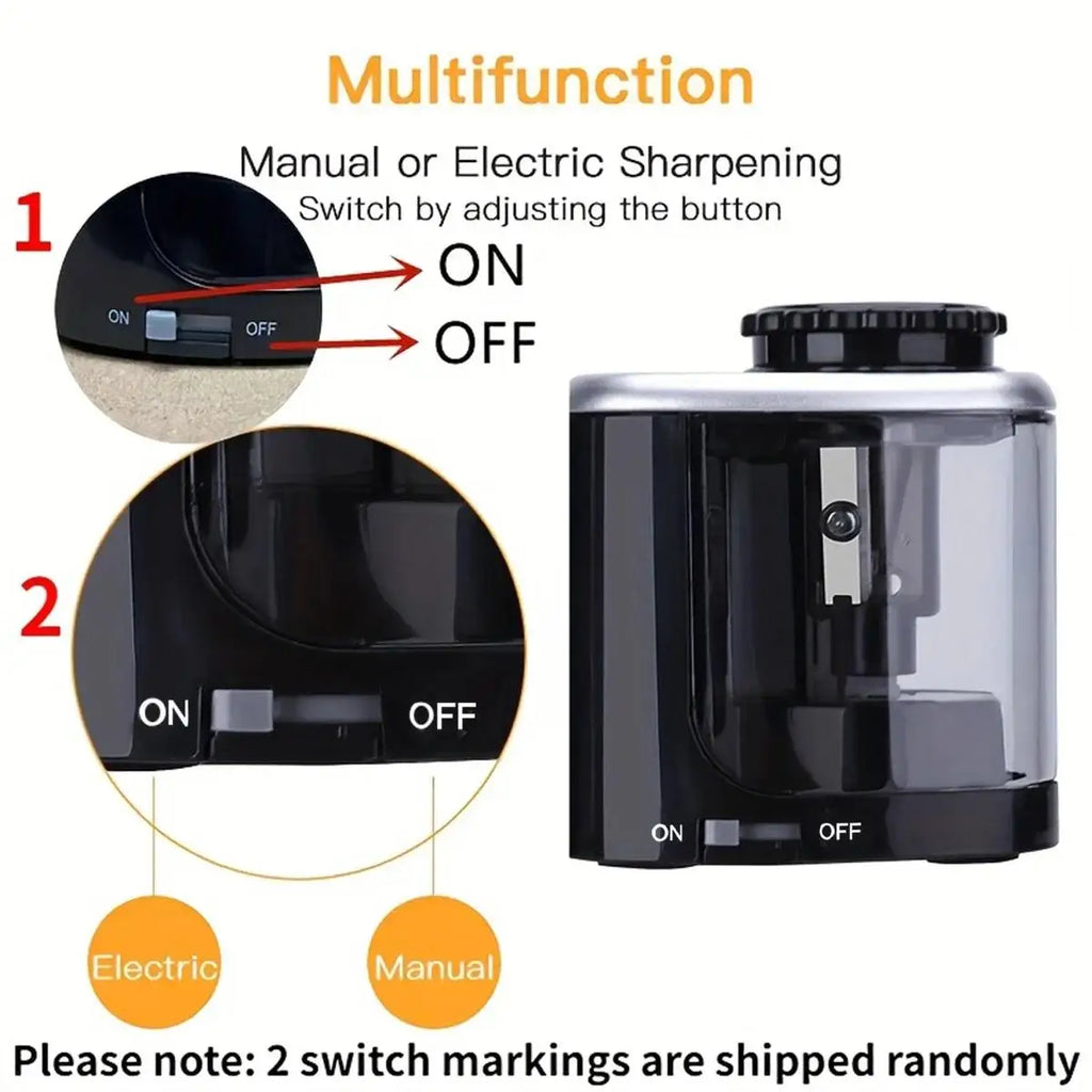 Automatic Electric Sharpener, Desktop Pencil Sharpener (6-8 Mm)
