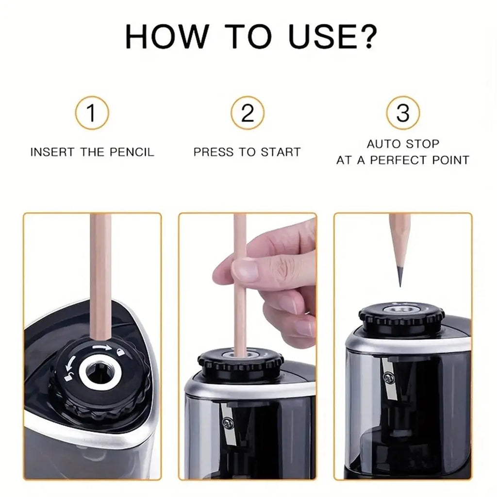 Automatic Electric Sharpener, Desktop Pencil Sharpener (6-8 Mm)