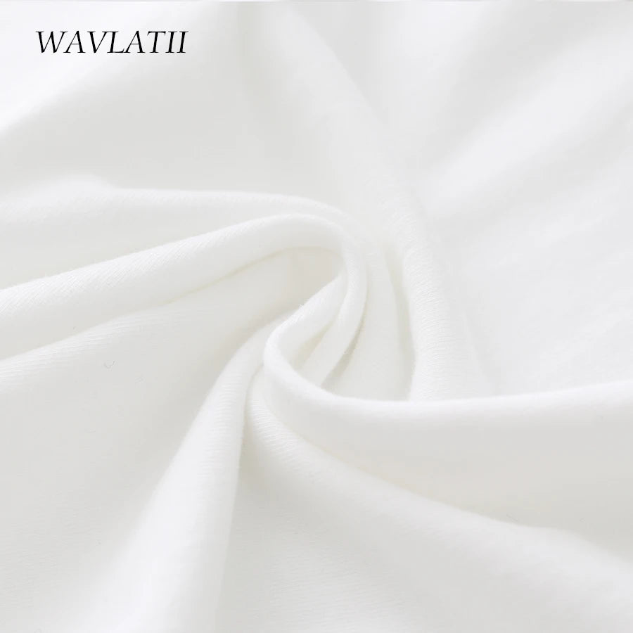 Women Cotton T Shirts -  White & Black Tees, Basic Tops for Summer 