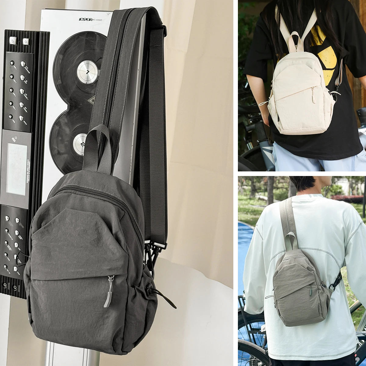 Stylish Crossbody Bag - Single Shoulder Small Backpack 