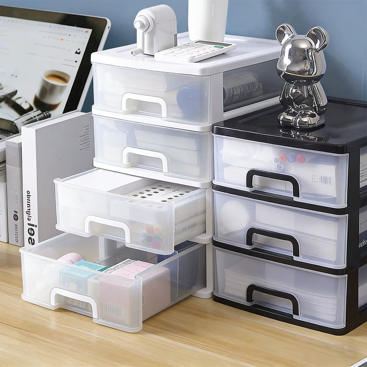 Multi-Layer Plastic Drawer for Storage/Table Organizer  