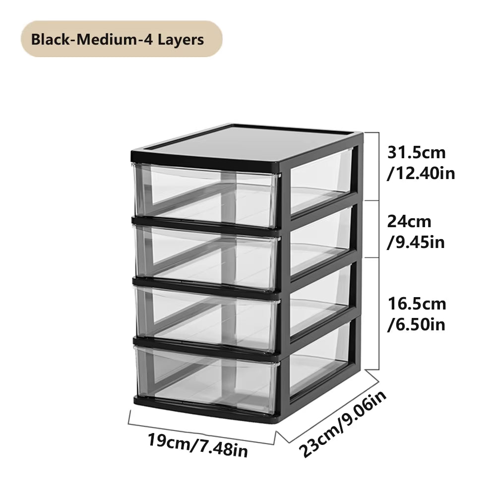 Multi-Layer Plastic Drawer for Storage/Table Organizer  